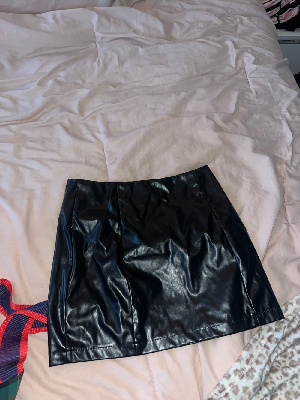 Black Leather Skirt
